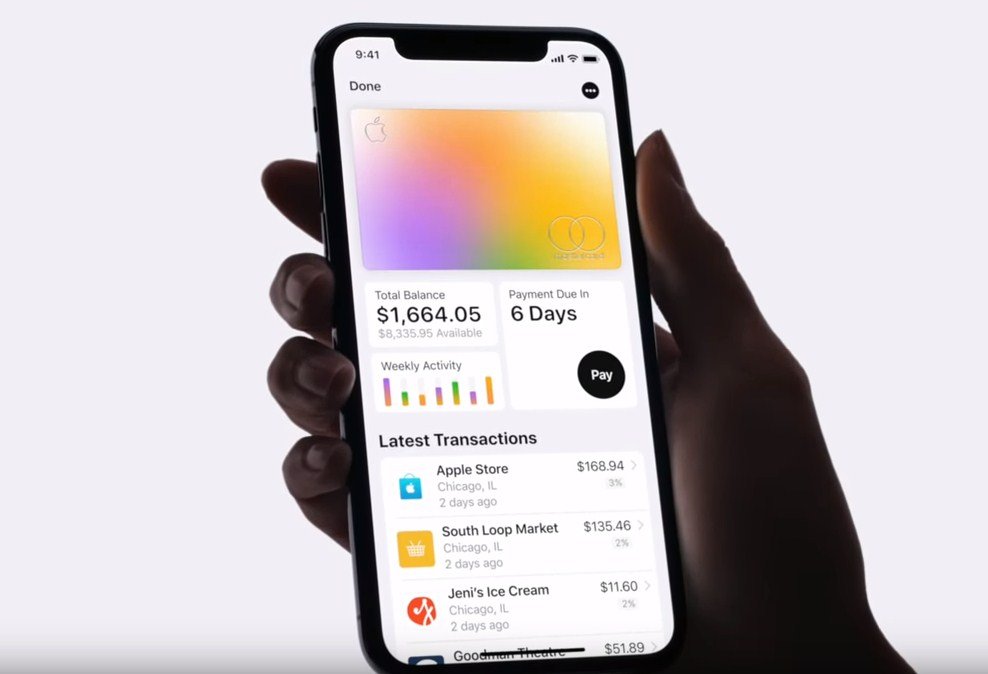 Новинка от Apple — виртуальная карта Apple Card