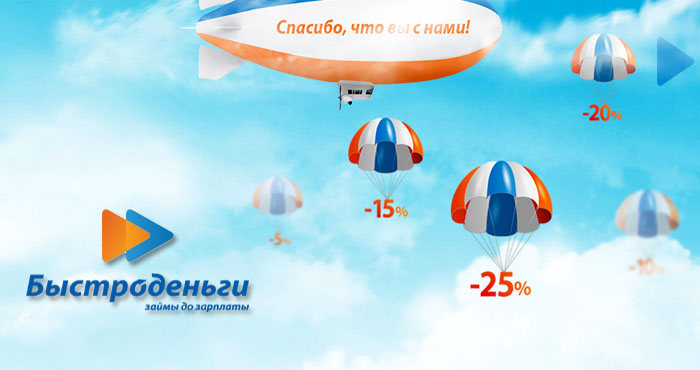 Заявка на займ в Быстроденьги