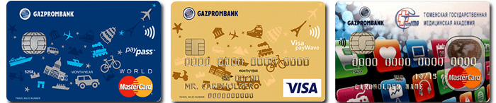 Дизайн карт Газпромбанк 3