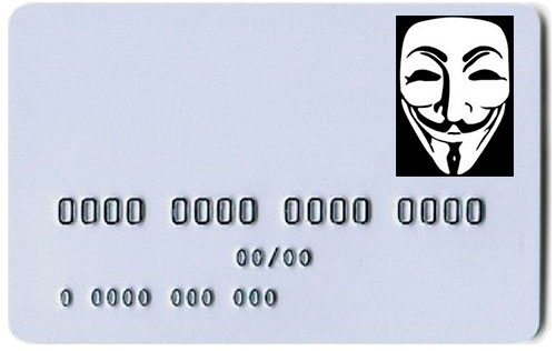 анонимная кредитная карта 