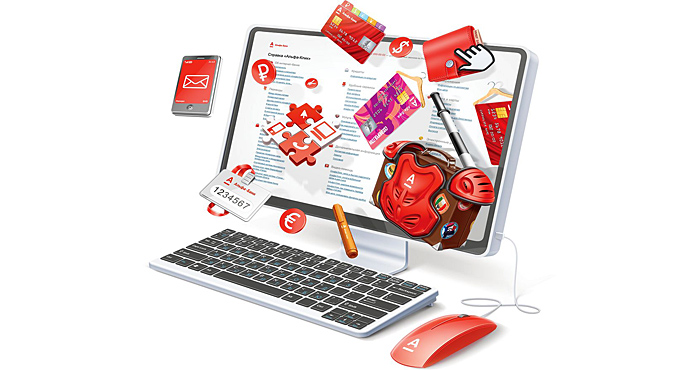 перевести деньги в другой банк через Альфа-клик